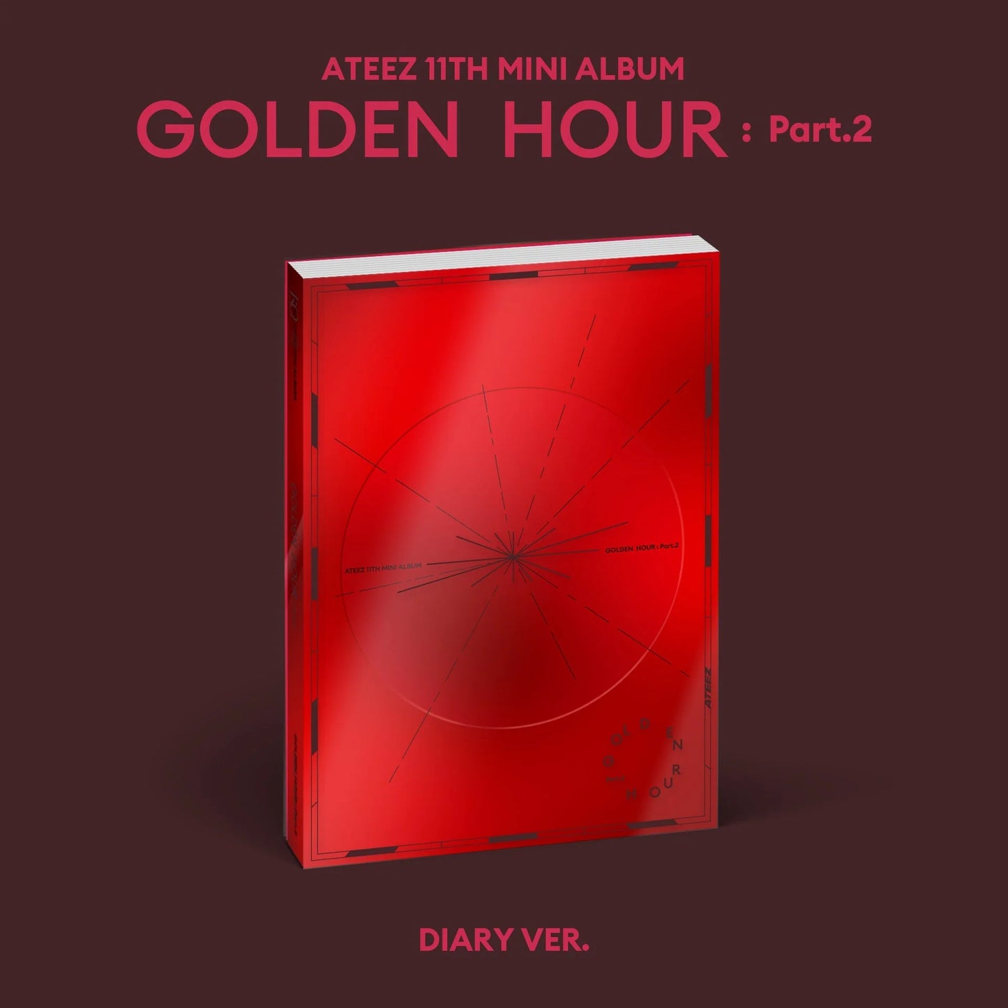 ATEEZ - 11th Mini Album [GOLDEN HOUR : Part.2] Standard Ver.