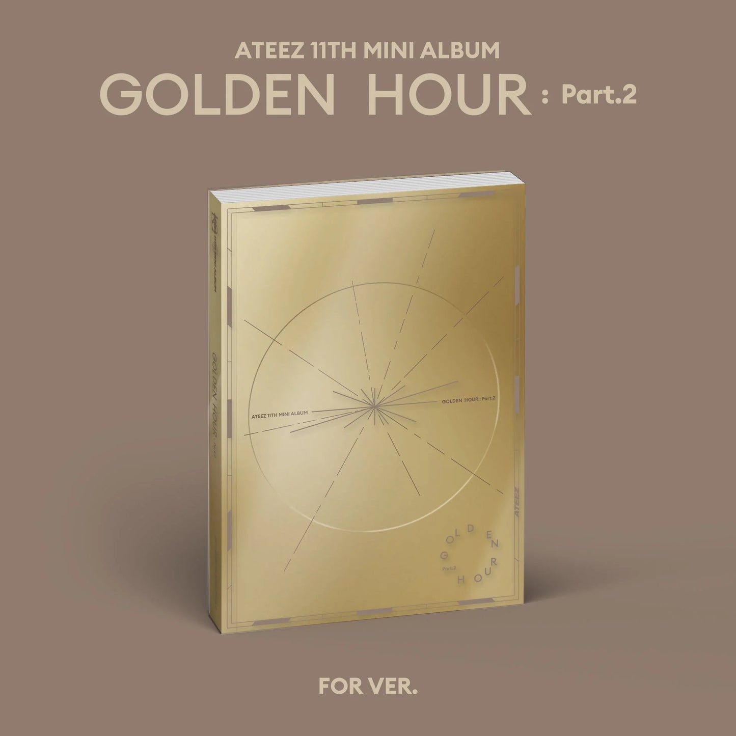 ATEEZ - 11th Mini Album [GOLDEN HOUR : Part.2] Standard Ver.